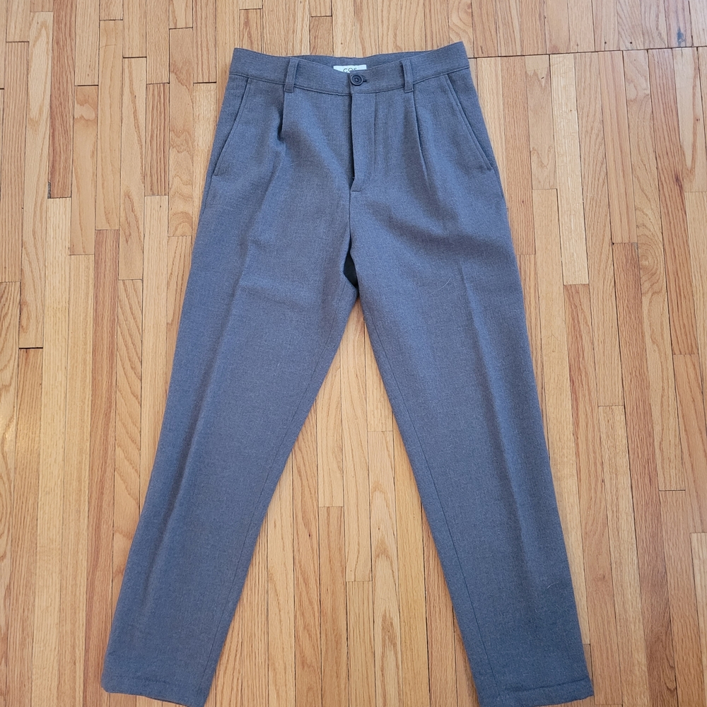 COS Pleated Wool Trousers